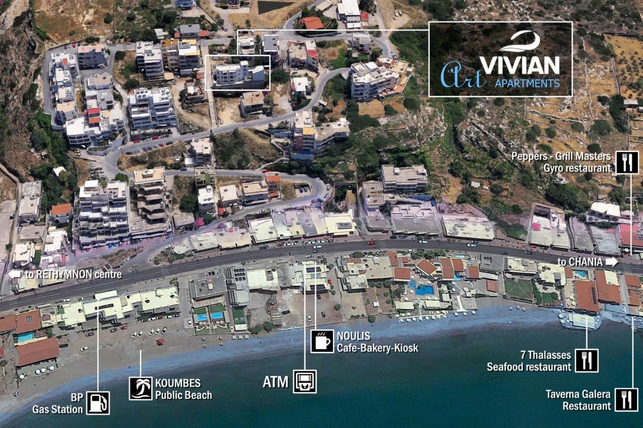 Vivian Art Apartments Ретимно Экстерьер фото